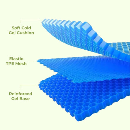 Silicone Ice Pad Insulated Car Seat Cushion